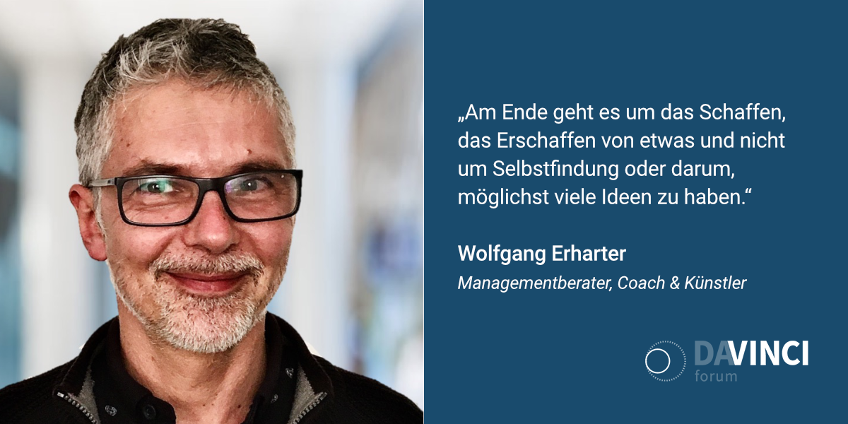 Produktivität schlägt Kreativität - Interview mit Wolfgang Erharter